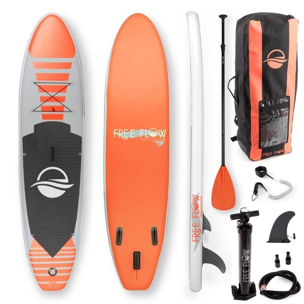 Serenelife Premium Inflatable Stand Up Paddle Board (6 Inches Thick) with Sup Accessories u0026