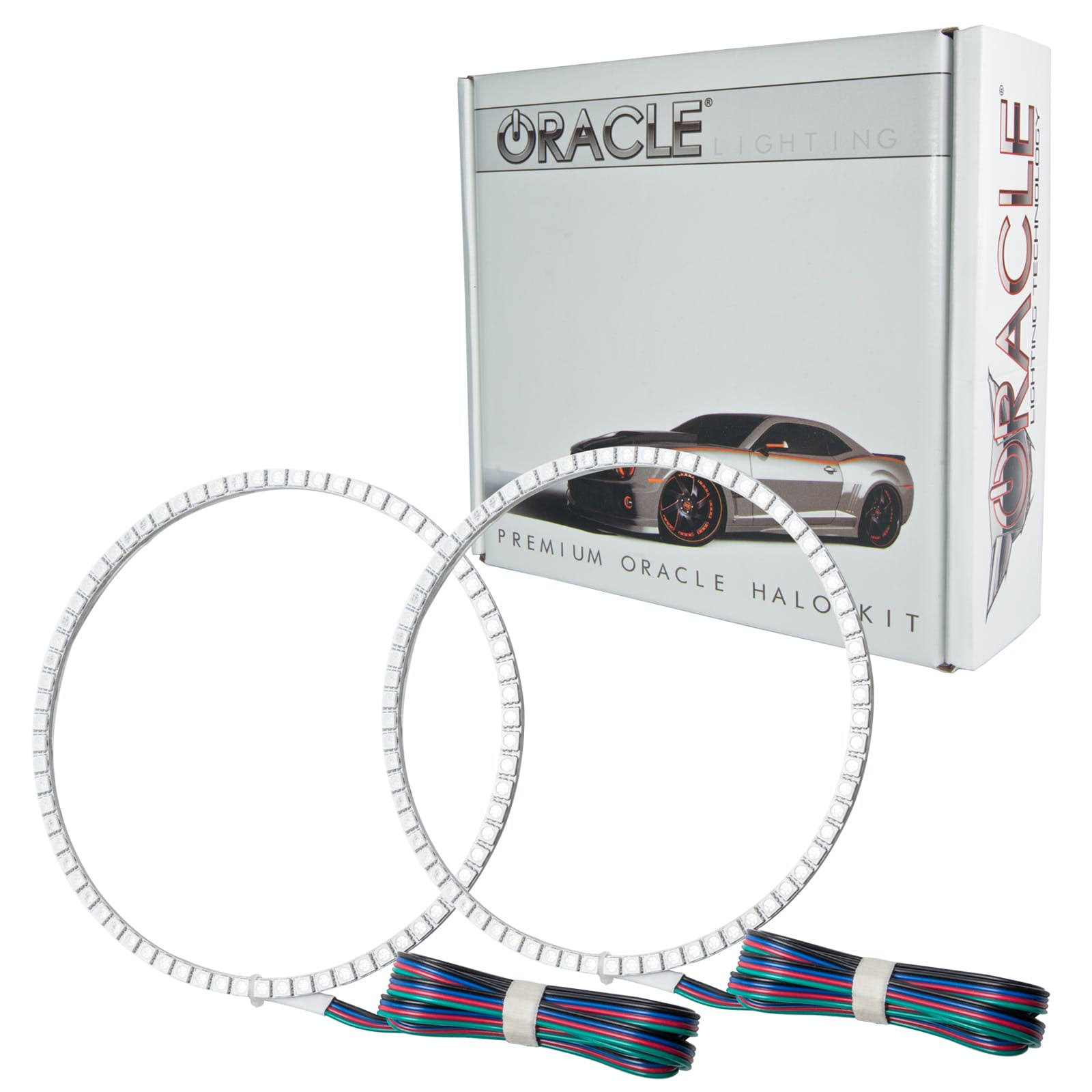 Oracle Lighting 1223-333 Mustang Fog Light Halo Kit ColorSHIFT LED V6 2010-2012