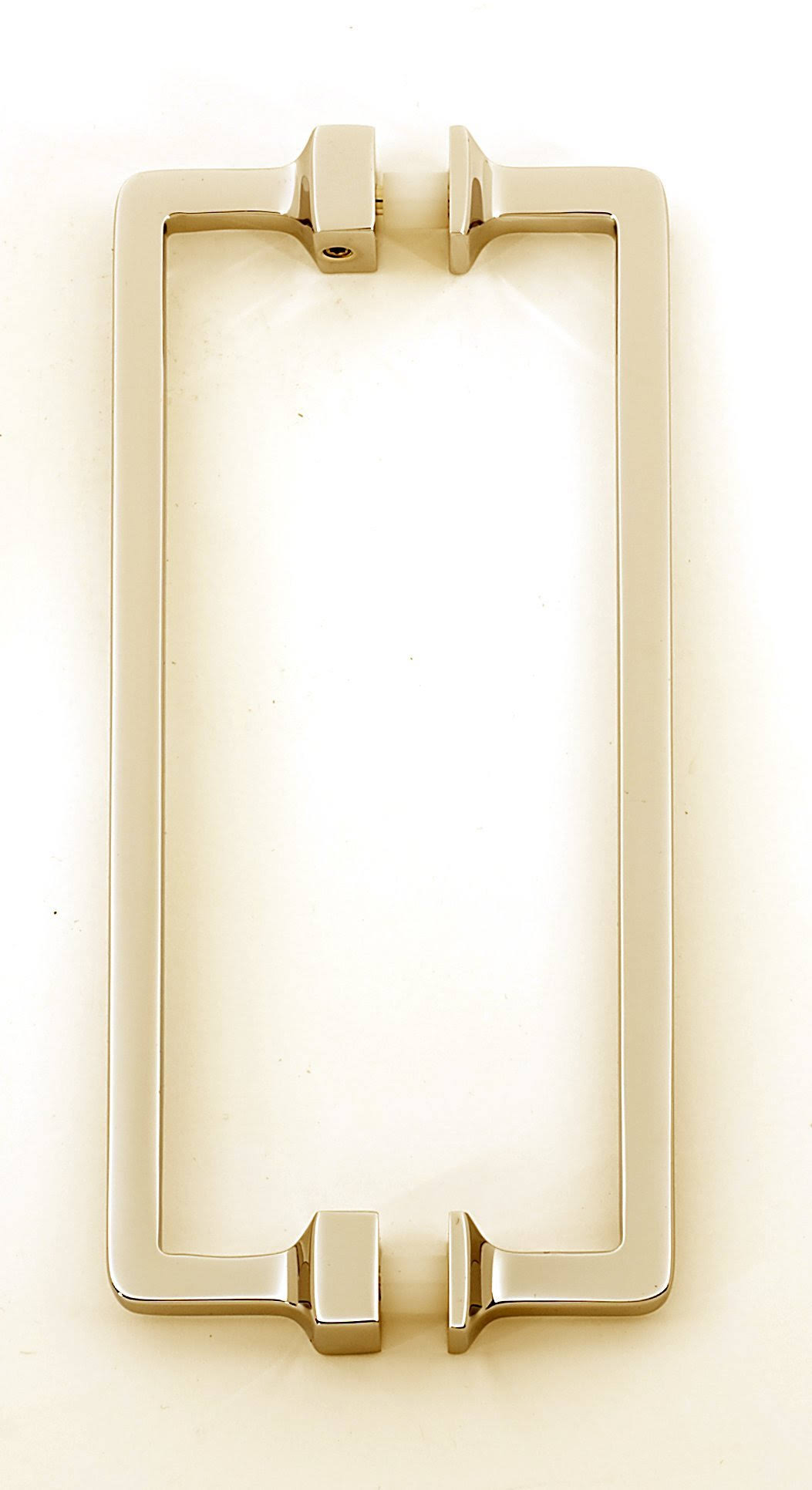 Alno G950-6-PB: 6x22 CC Millennium Back to Back Door Pulls - Polished Brass