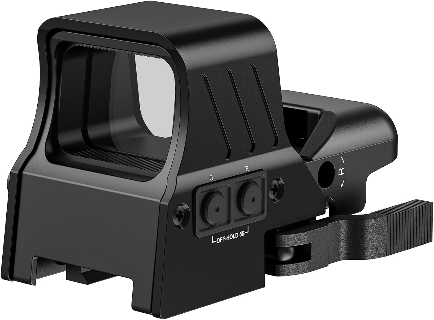 MidTen 1X22X33 Red Green Dot Sight 4 Reticles Reflex Sight Quick Detach Mount 20mm Rail Pack of 2