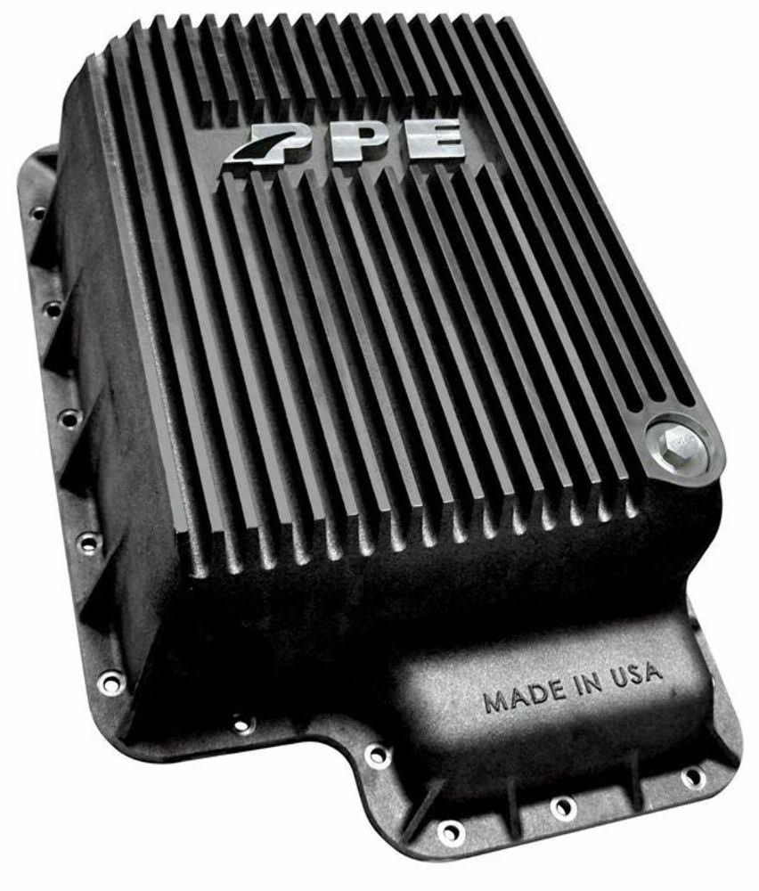 PPE 328051020 Deep Transmission Pan (Black) 6.0L Ford Powerstroke