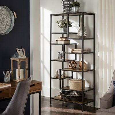 Ambleside Geometric Bookcase Gracie Oaks