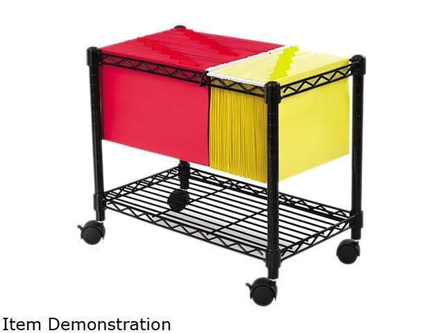 Safco Wire Mobile File Black