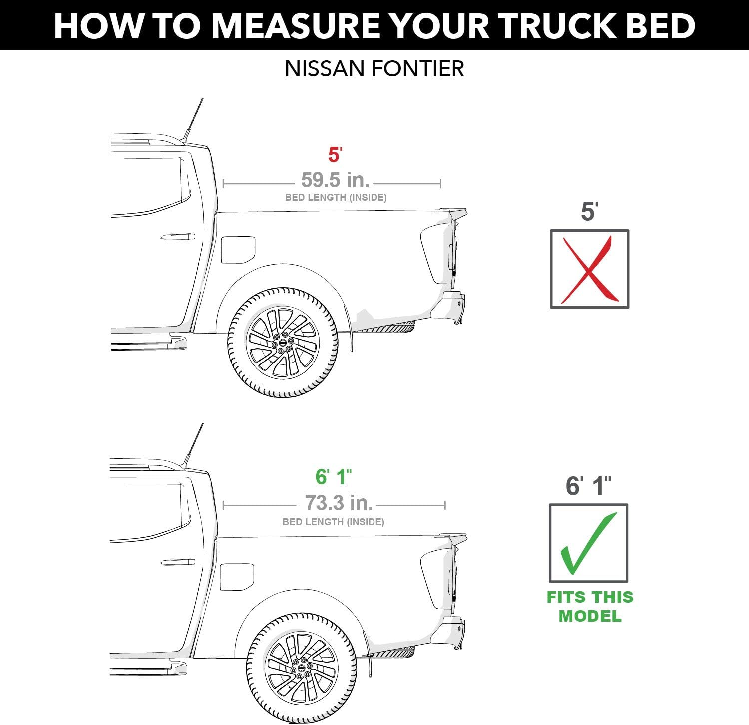 TruXedo TruXport Soft Roll Up Truck Bed Tonneau Cover | 284101 | Fits 2005 - 2021 Nissan Frontier 6' 1