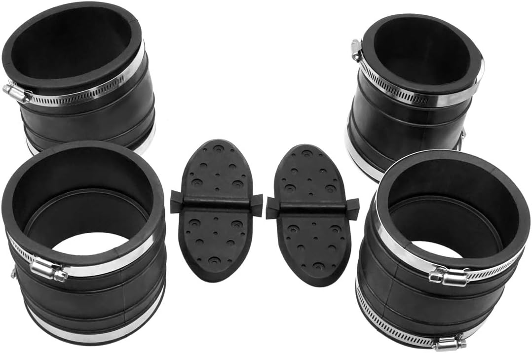 UANOFCN 1998 and Up Exhaust Y-Pipe Kit Replaces 807166A1 Hose Bellows 32-14358T 32-44348T for Mercruiser