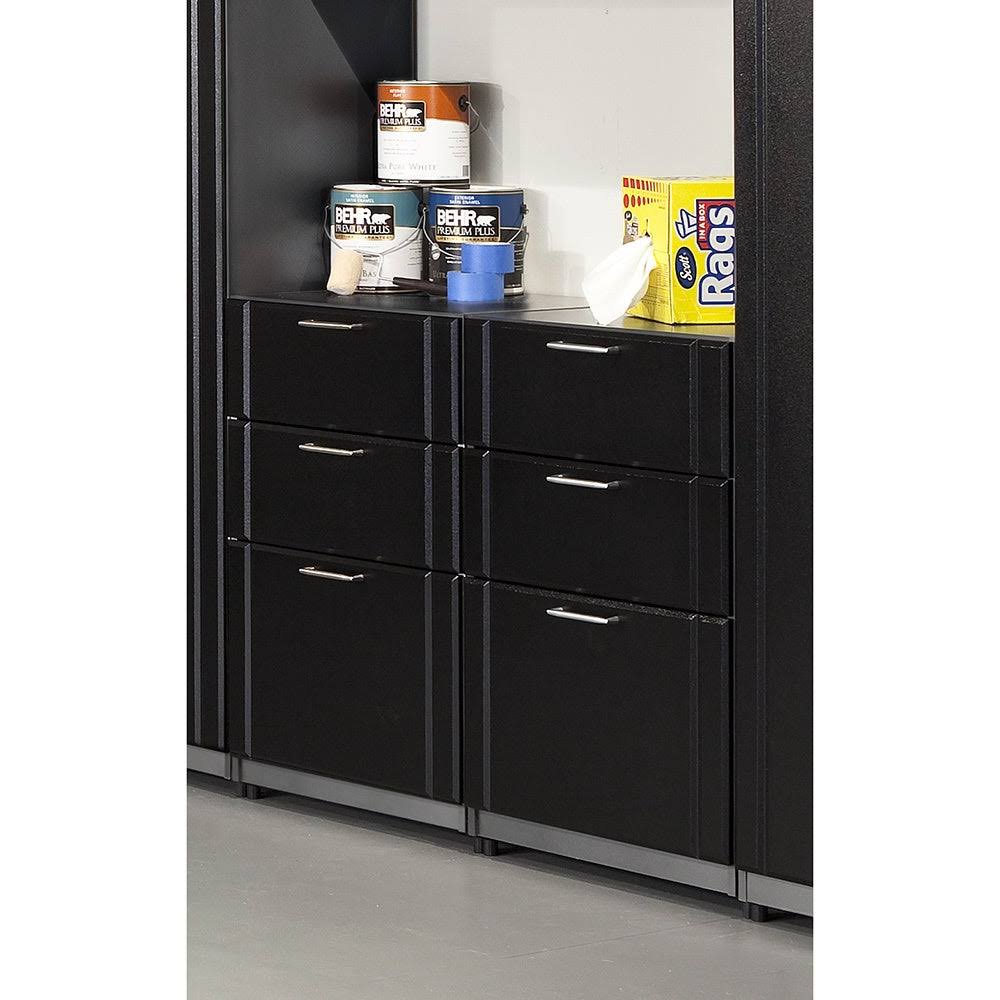 ClosetMaid 3-Drawer Freestanding Base Cabinet, Black