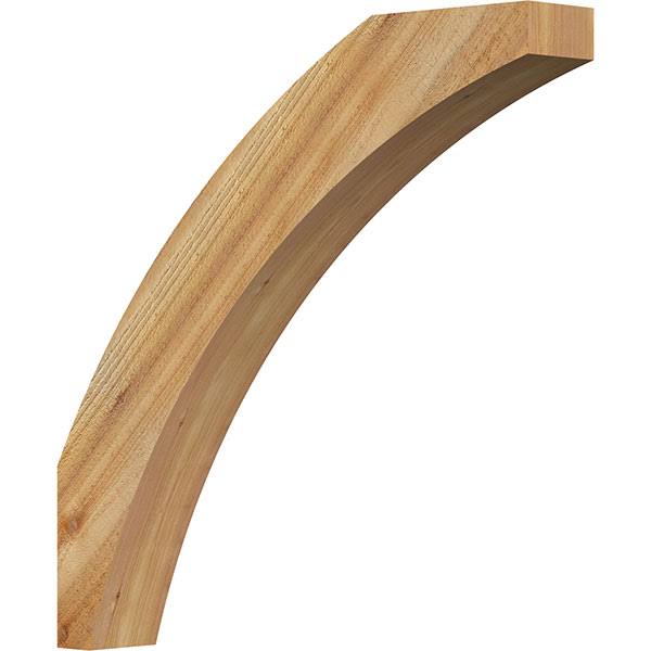 4x22W x 26x22D x 26x22H Thorton Rough Sawn Brace, Western Red Cedar