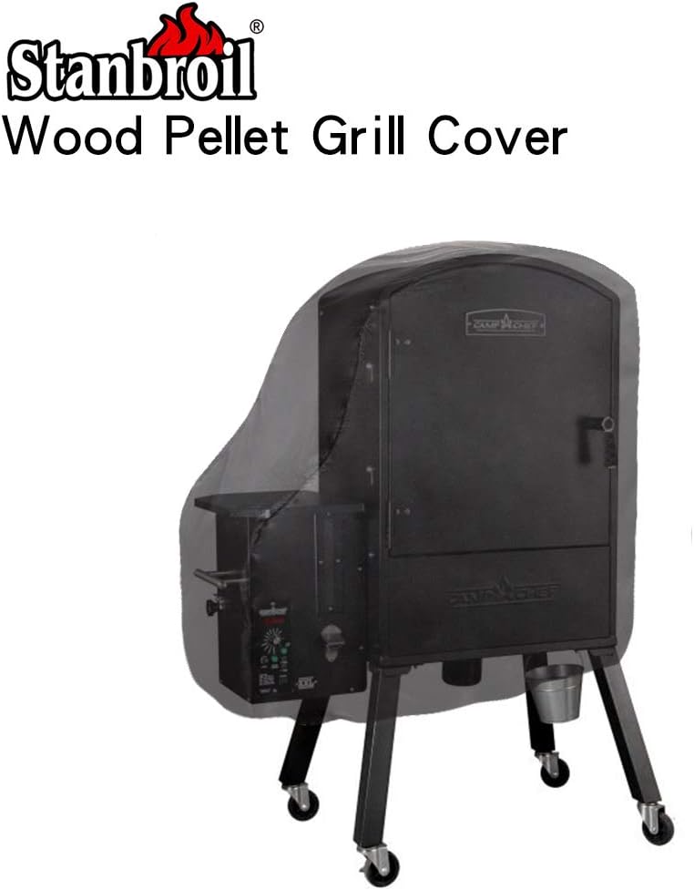 Stanbroil Waterproof Heavy Duty Replacement Pellet Grill Cover for SmokePro XXL Pellet Grill and Smoker Model PGXXL Pack of 2