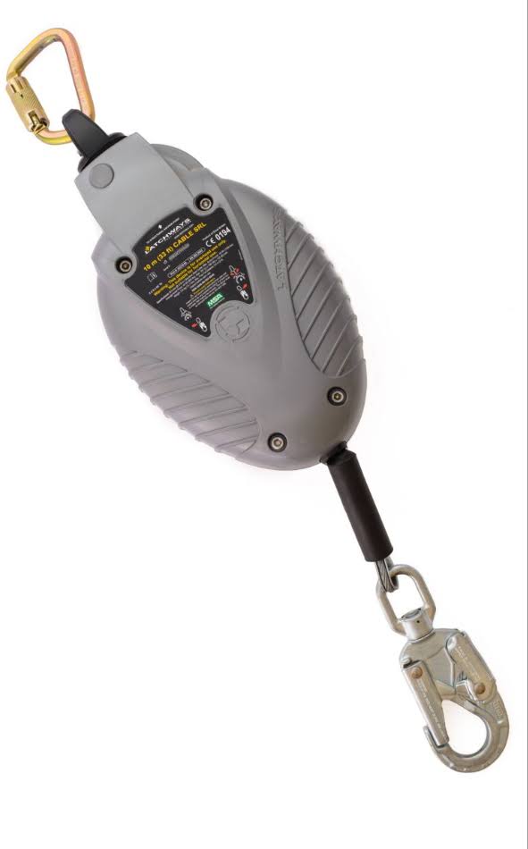 MSA Latchways Self-Retracting Lifeline, 30& Galvanized Cable, 62409-00US