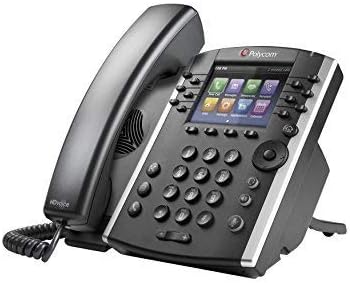 Polycom VVX 400 - 12 Line PoE Desktop Phone (Renewed) Pack of 2