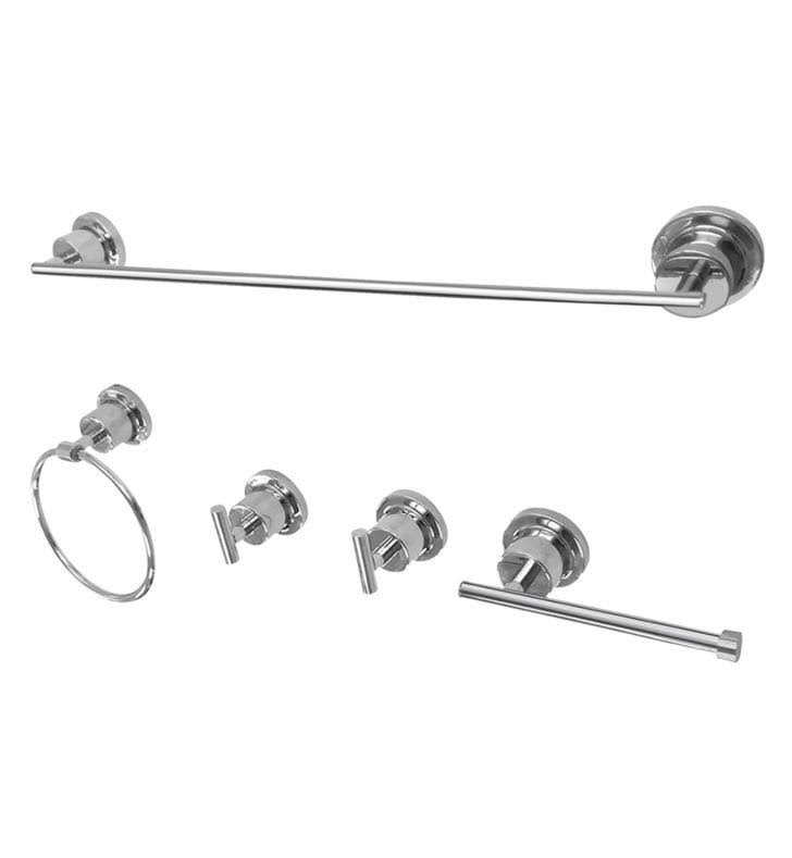 Kingston Brass Bah8212478sn Concord 5-Piece Bathroom Accessory Set, Brushed Nickel