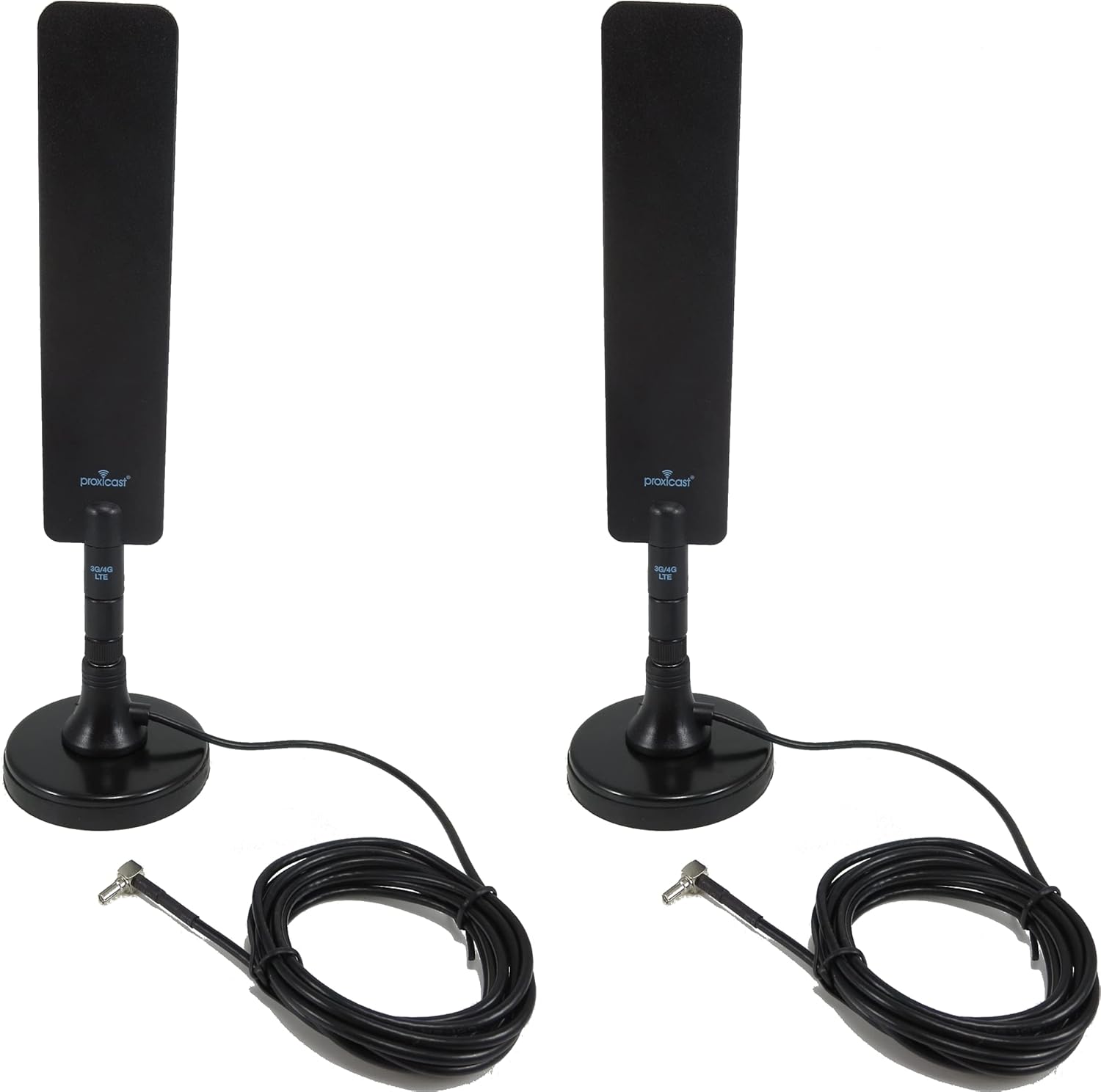 Proxicast 5 dBi External 4G / LTE Magnetic Antenna for AT&T Nighthawk M5 / MR5100, M1 / MR1100, Velocity 2, Verizon Jetpack 8800L & Others MiFi Hotspots w/ TS9 Connector - 2 Pack Pack of 2