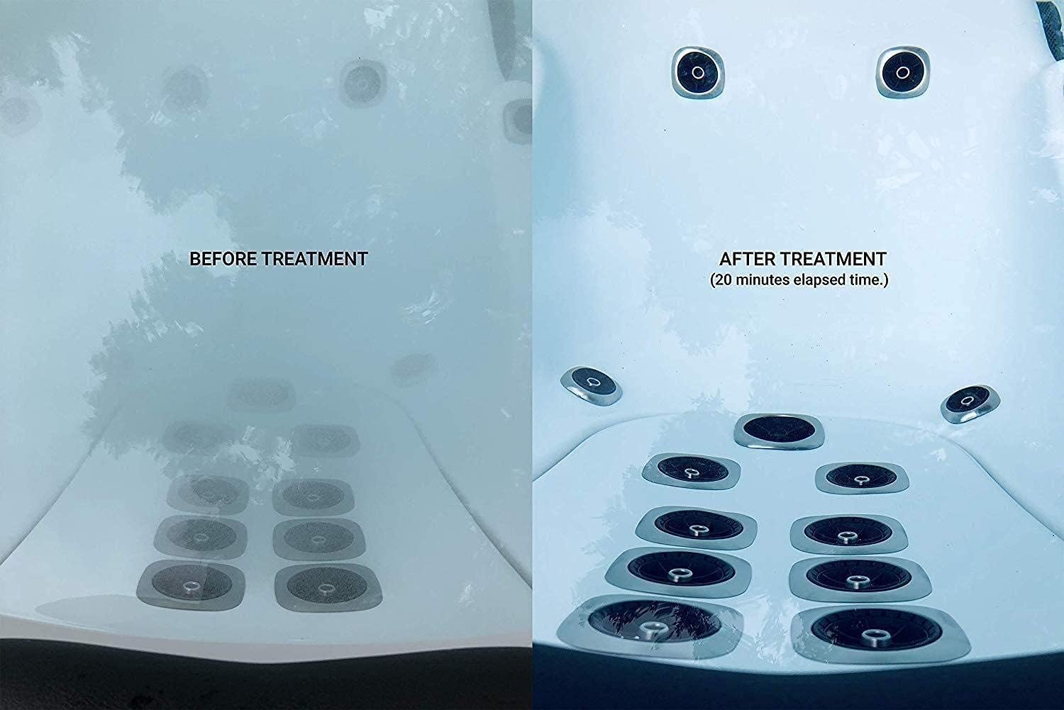 Ouster Hot Tub Cleaner– 3-in-1 Weekly Care for Portable Hot Tubs and Swim Spas – Sparkling Clean & Silky Soft Water – Reduces Harsh Spa Chemicals (Complete Kit) Pack of 2