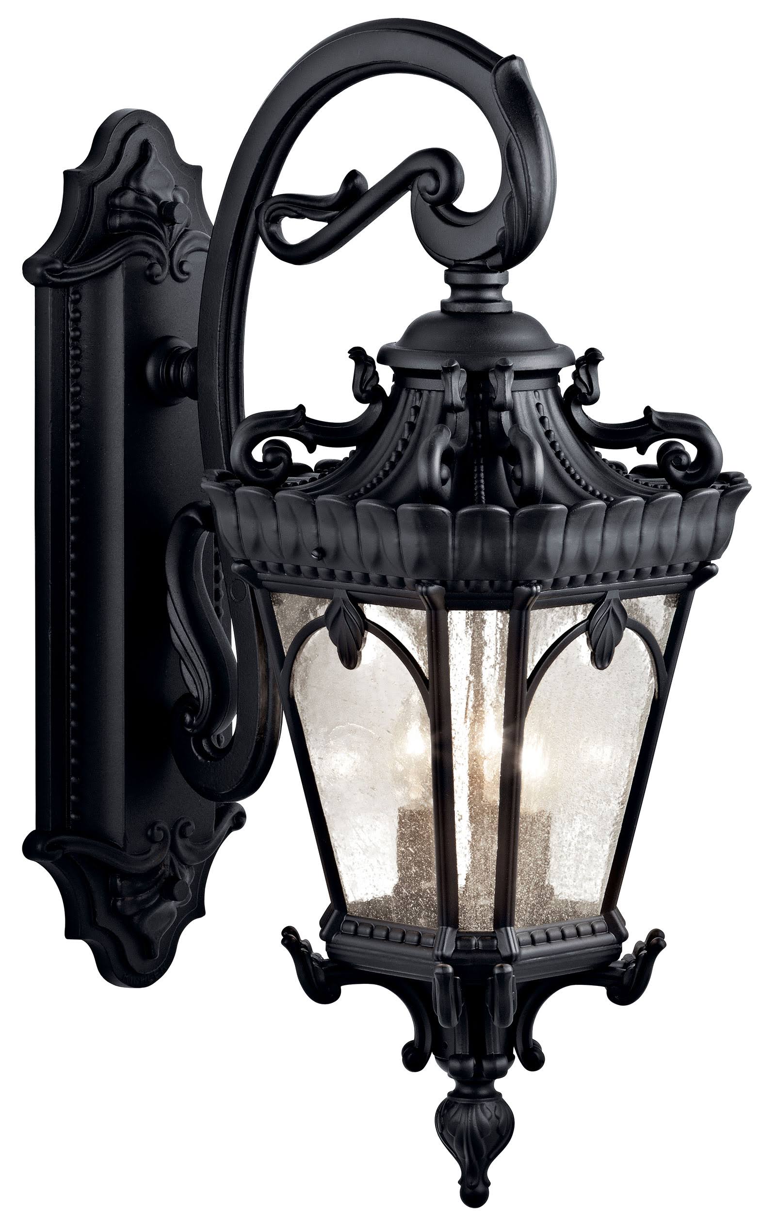 Kichler Lighting 9358BKT Tournai Outdoor Wall Light, Textured Black