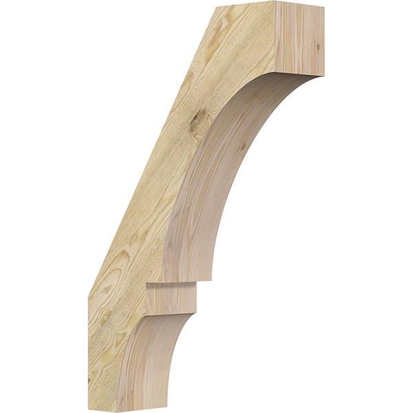 Ekena Millwork 6x22W x 20x22D x 32x22H Balboa Rough Sawn Brace, Douglas Fir