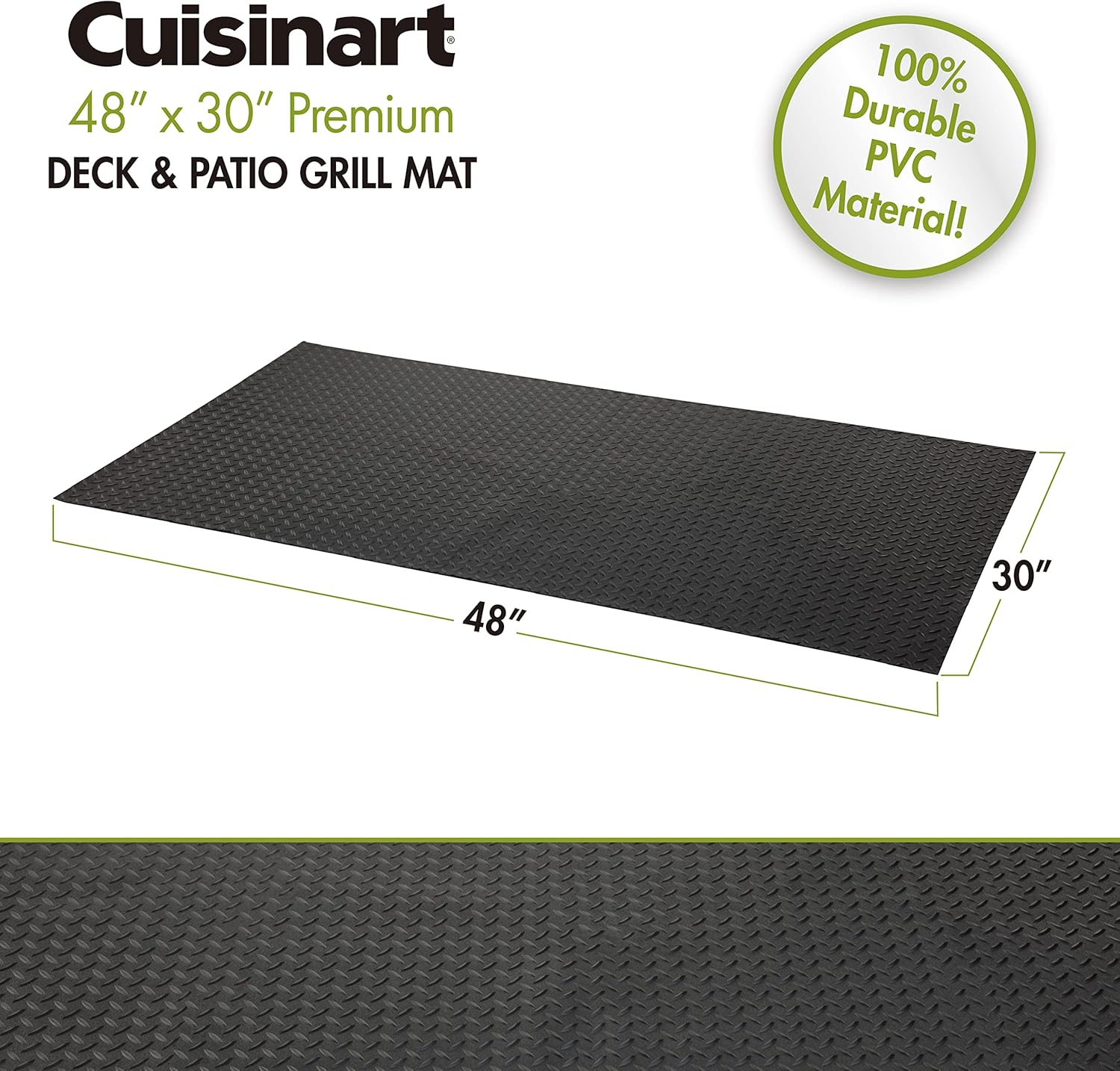 Cuisinart CGMT-140 Premium Deck & Patio Grill Mat, 48