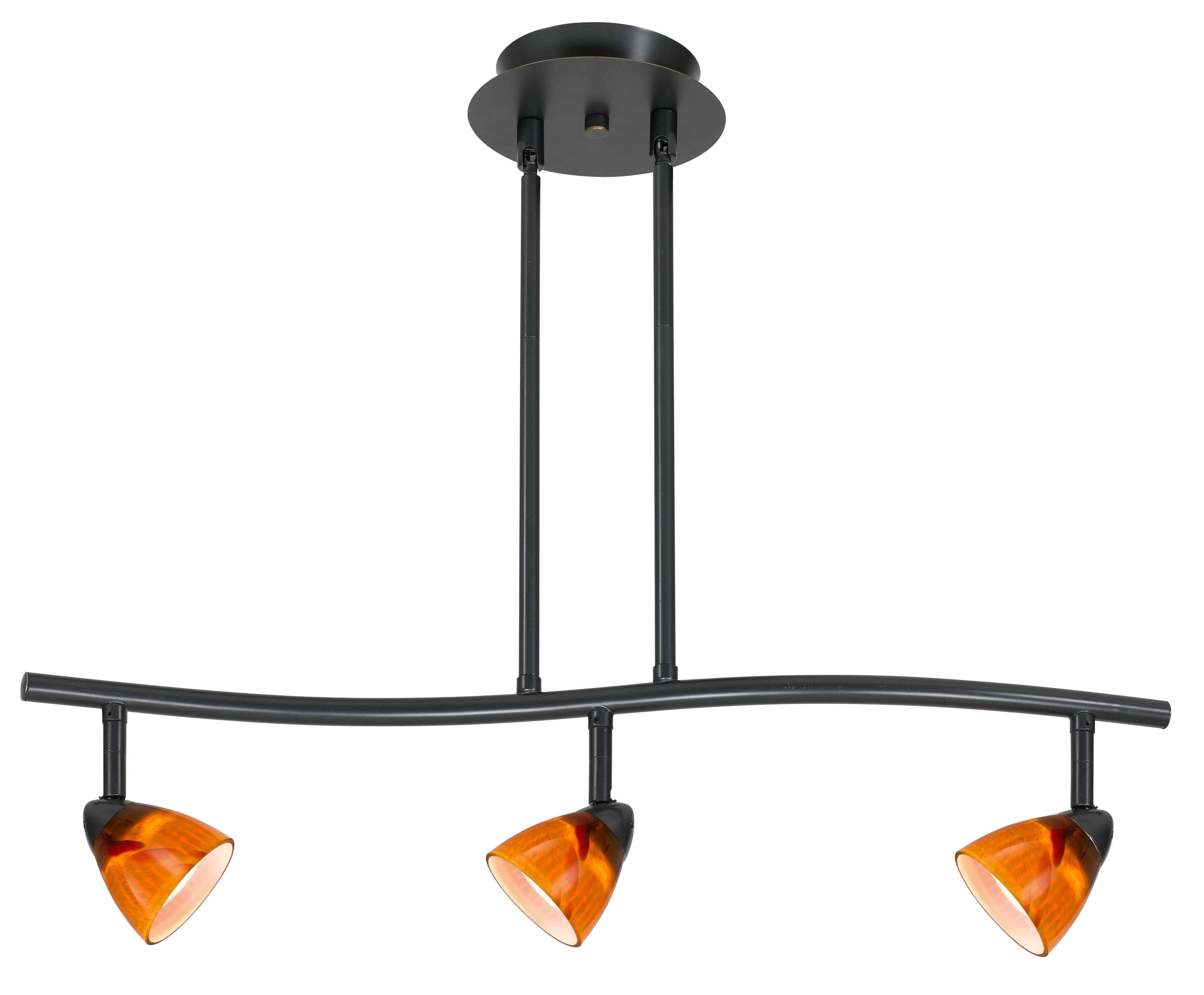Cal Lighting SL-954-3-DB/AMS 3 Light Serpentine Track Lighting