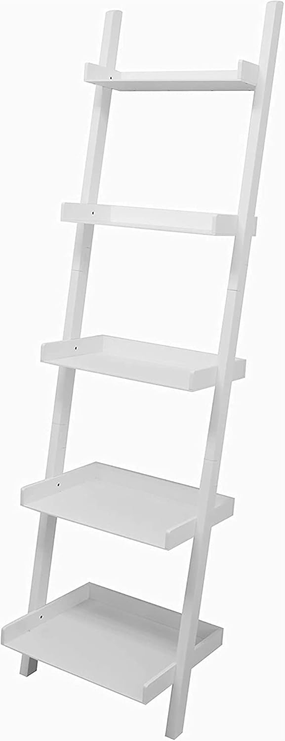 Kiera Grace Hadfield Leaning Shelf-Antique White, 18