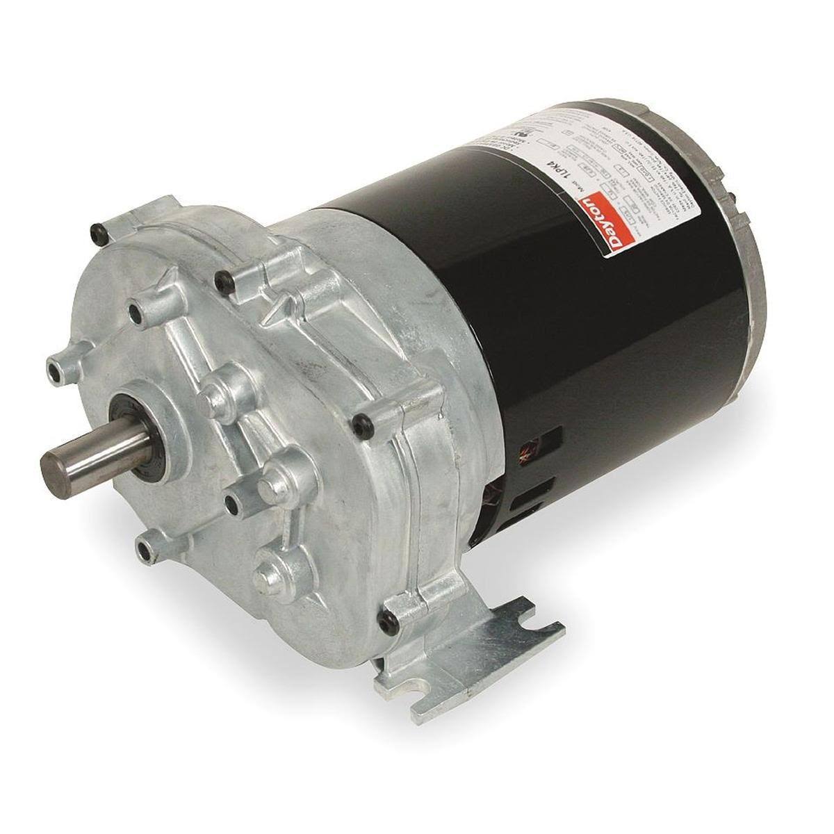 Dayton 1LPP7 AC Gearmotor, 6 RPM, ODP, 115V
