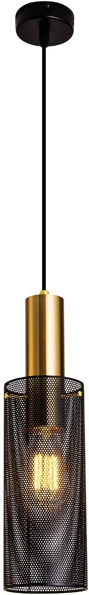 Modern Black Pendant Lighting Set of 3, Gold and Blak Ceiling Pendant Lighting Fixture for for Kitchen Island Bedroom Living Room Dining Room