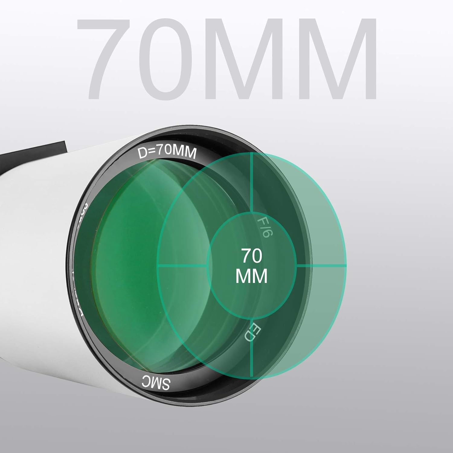 SVBONY SV503 Telescope, 70ED F6 Extra Low Dispersion Refractor OTA, Micro-Reduction Rap Focuser, for Astrophotography