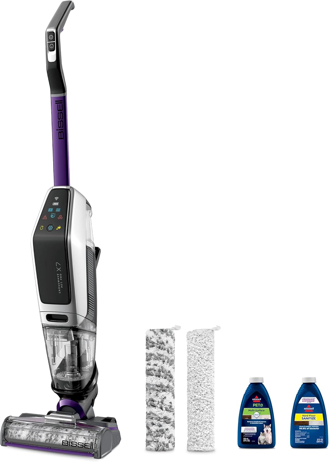 BISSELL CrossWave X7 Cordless Pet Pro Multi-Surface Wet Dry Vacuum with WiFi Connectivity, 3279