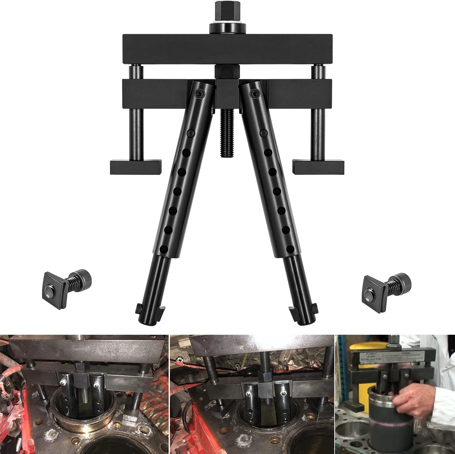 Bonbo Universal Cylinder Liner Puller Assembly for Mack Caterpillar CAT on Wet Liners 3-7/8