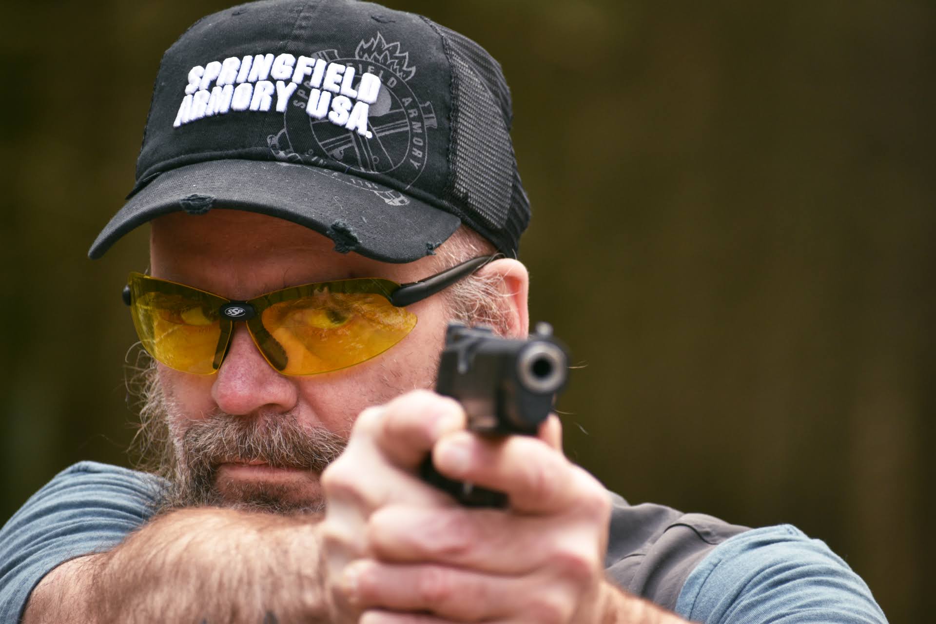 Top Focal Shooting Glasses Ultra Kit w/ 2.00 Magnification Black Frame 12 Amber Clear and Smoked