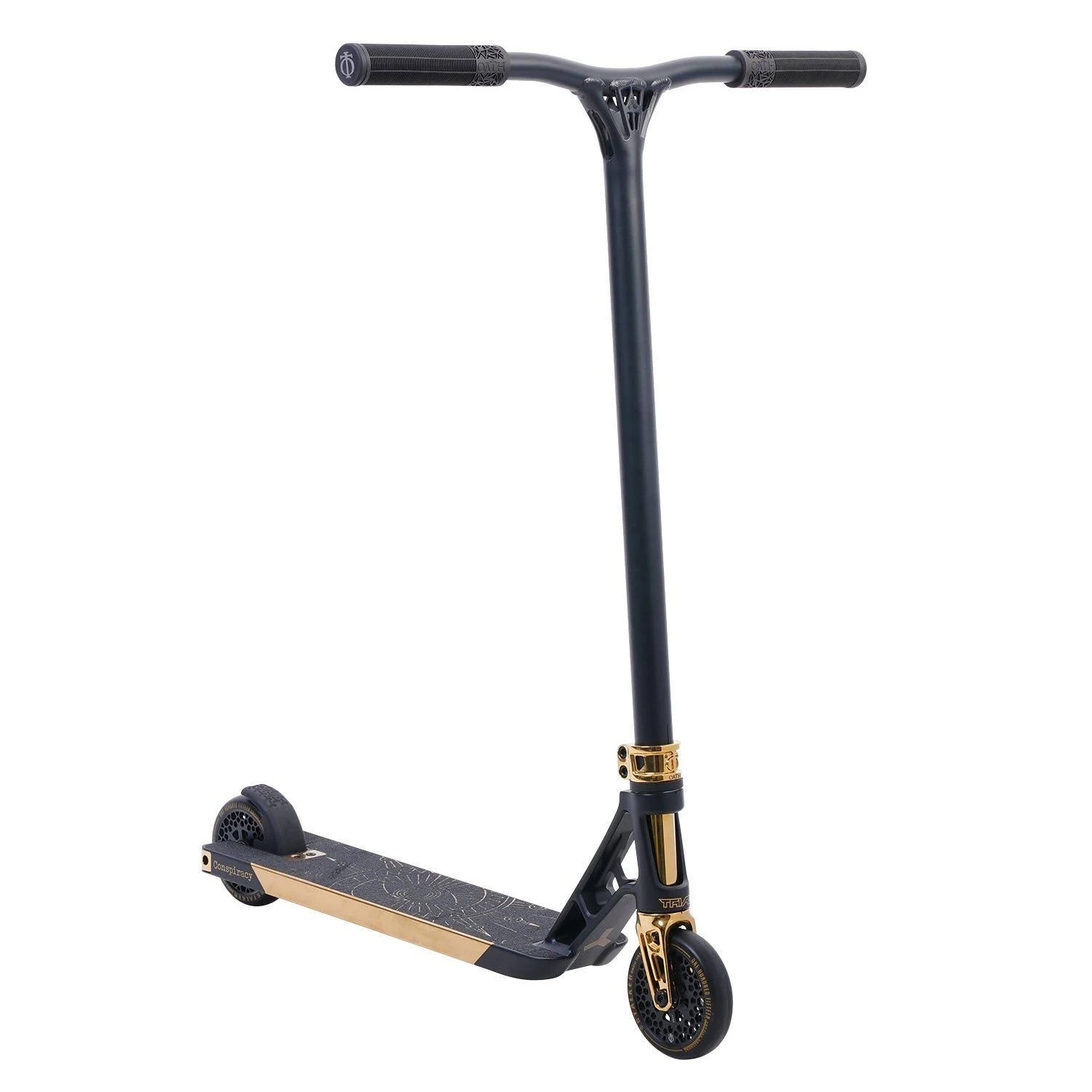 Triad Conspiracy Complete Scooter Matte Black Neo Gold