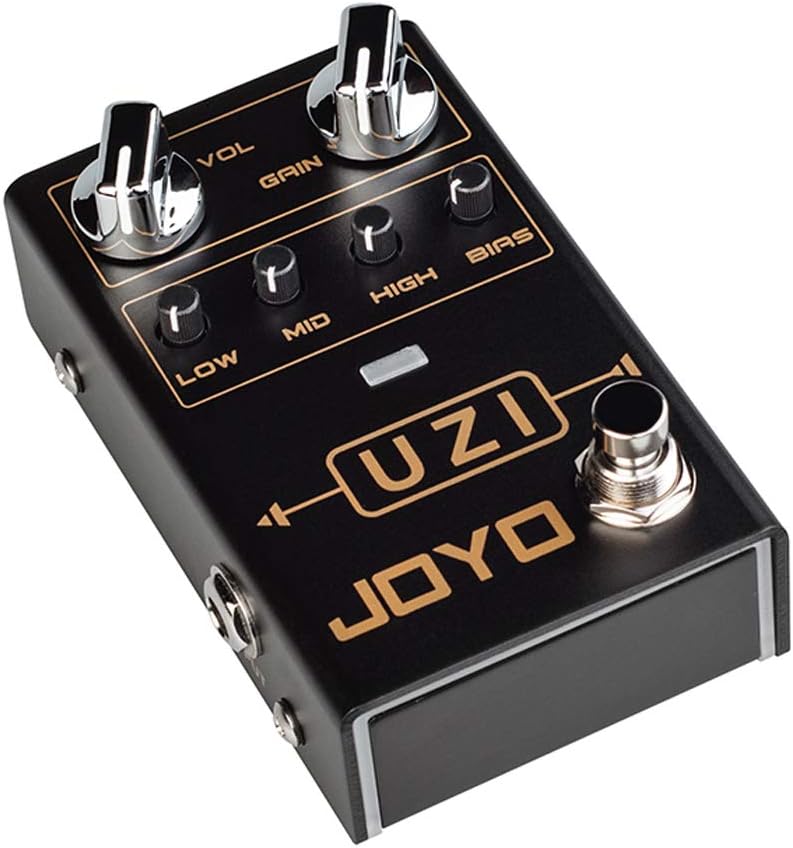 JOYO R-03 UZI Distortion Pedal Guitar Effect Pedal for Heavy Metal Music High Gain Distortion for Electric Guitar with BIAS Knob True Bypass Pack of 2