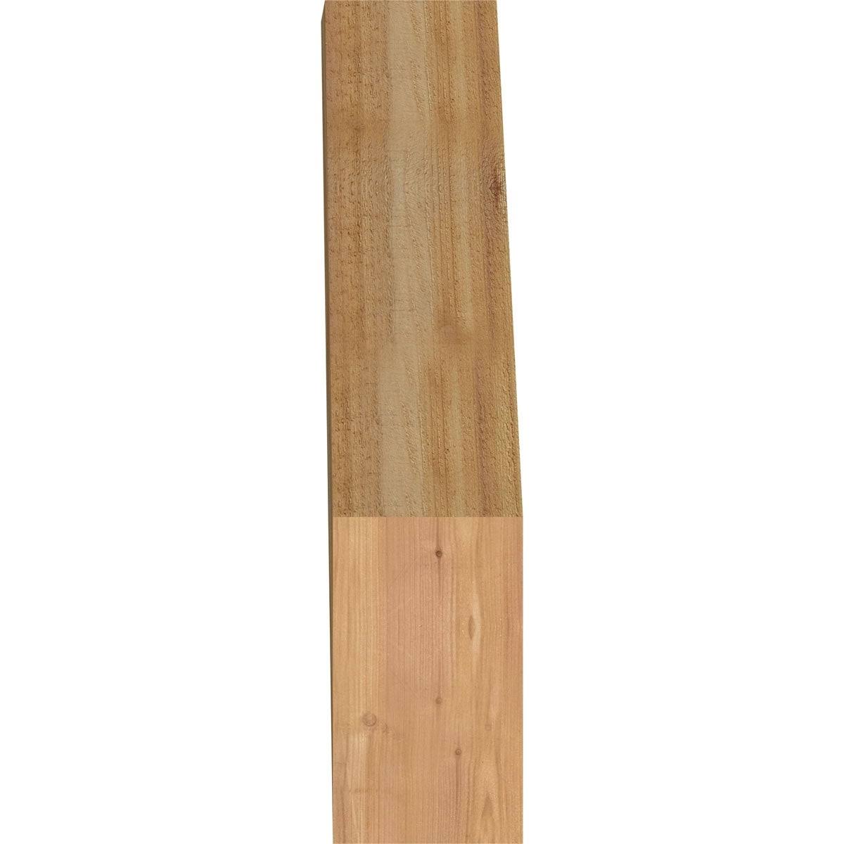 6x22W x 12x22D x 24x22H Traditional Rough Sawn Brace, Western Red Cedar