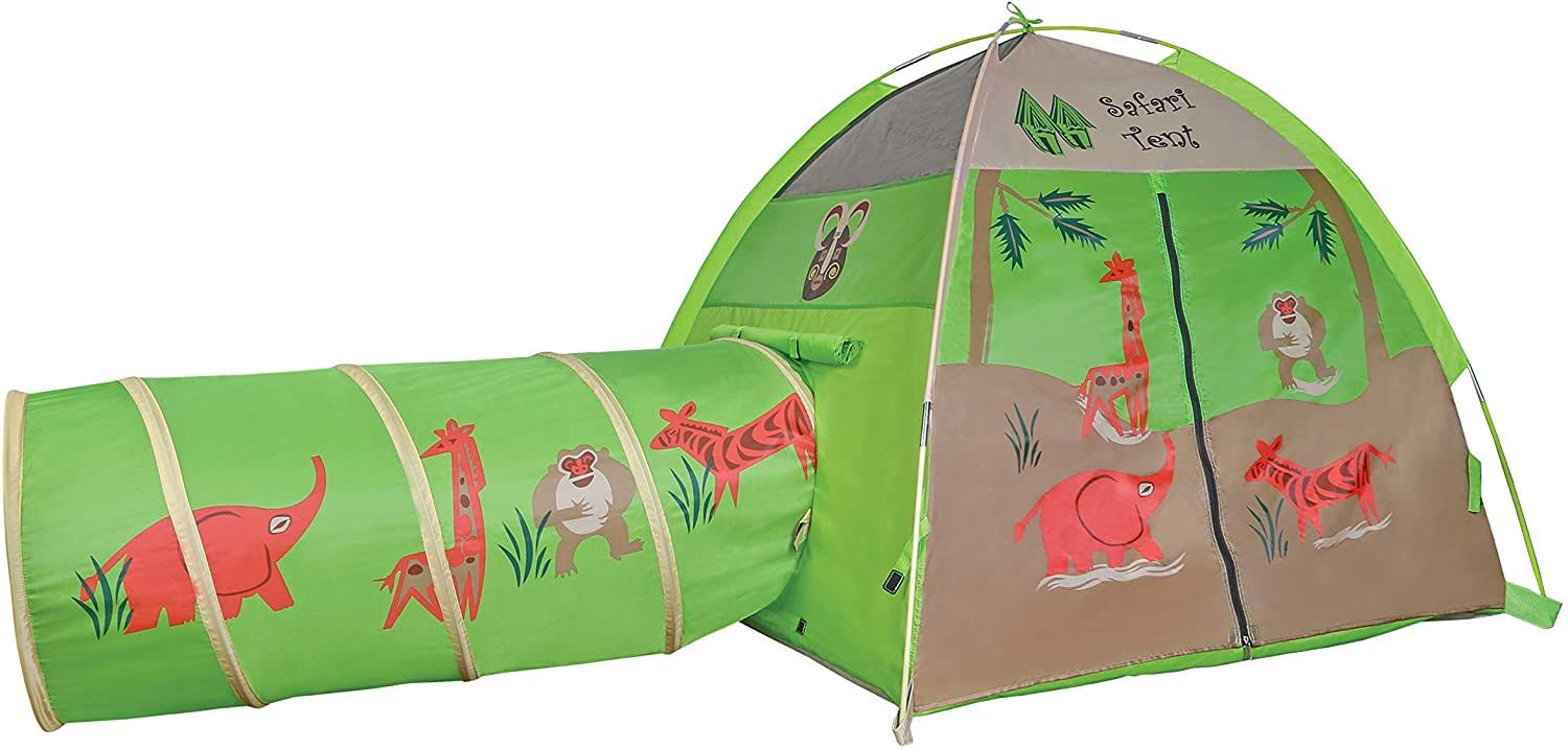 Pacific Play Tents 20437 Safari Tent and Tunnel Combo