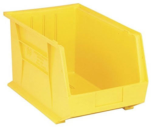 Quantum Storage QUS260YL Ultra Stack u0026 Hang Bin, Yellow - 18 x 11 x 10 in.