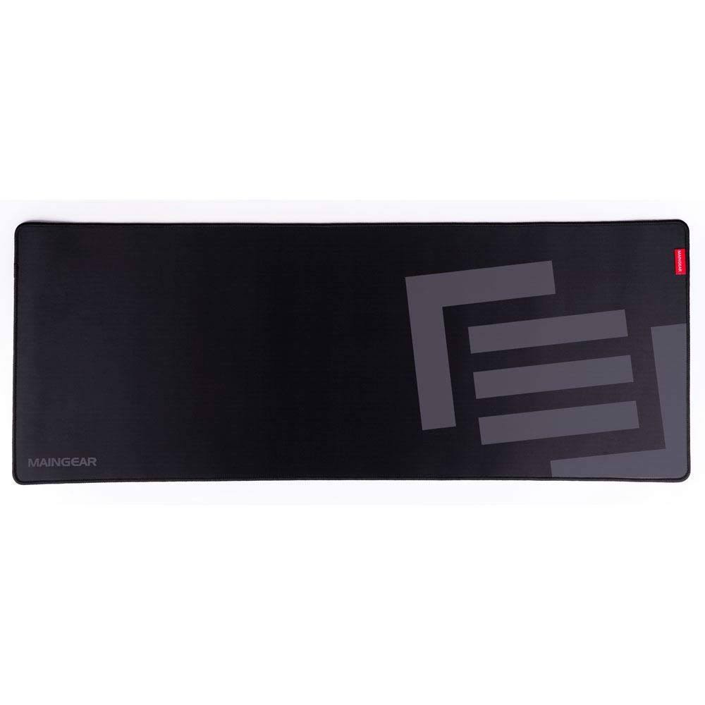 Maingear Assist XL Cloth Gaming Mouse Pad - Desk Mat (Black u0026 White)