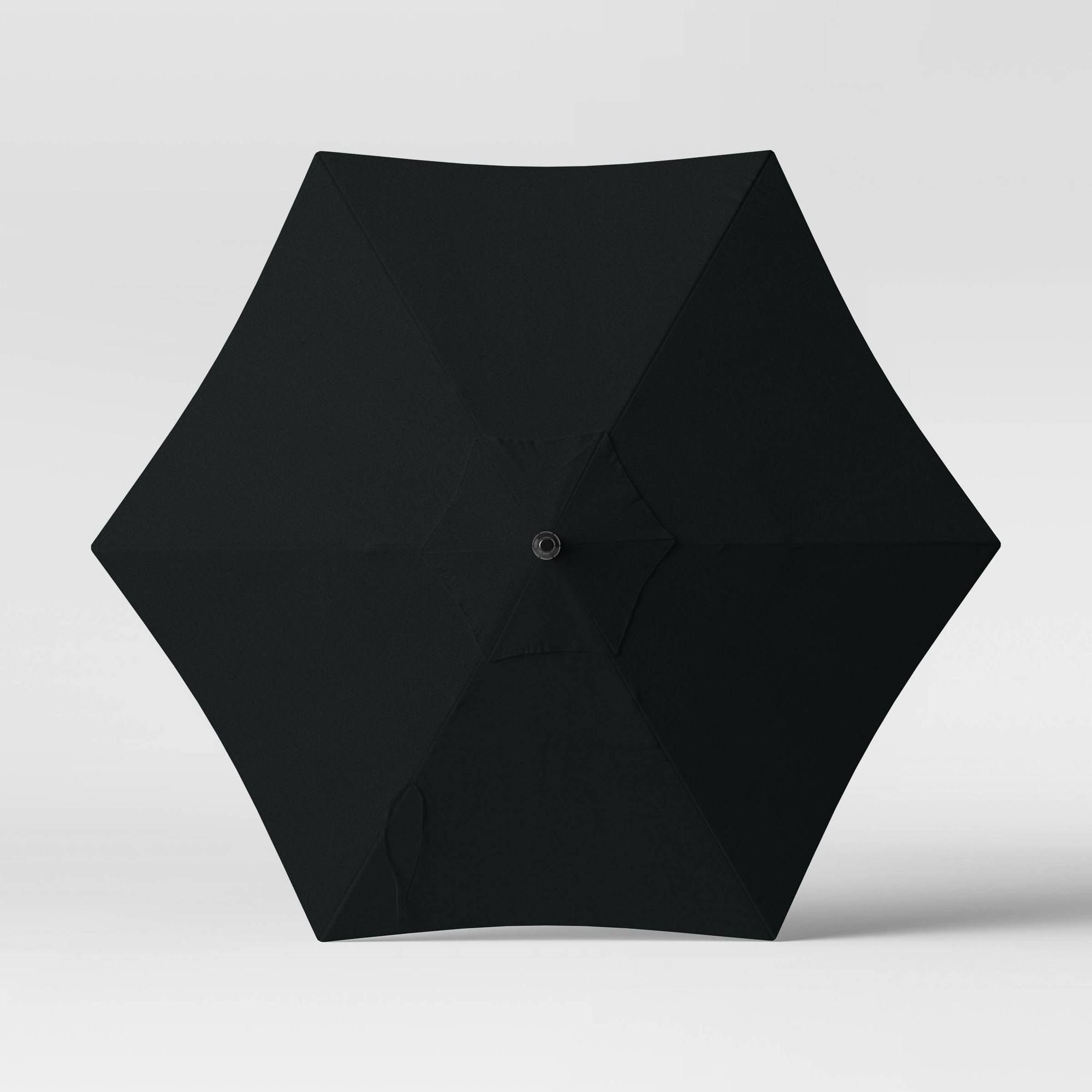 7.5& Round Patio Umbrella - Room Essentials Black