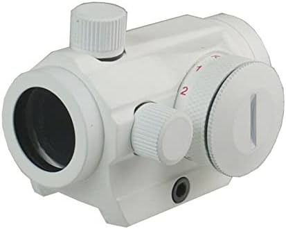 DB TAC INC White Color Finished Micro Sight Red and Green Color Dot Weaver/Picatinny Mounting Professional Hunting 4MOA Pack of 2