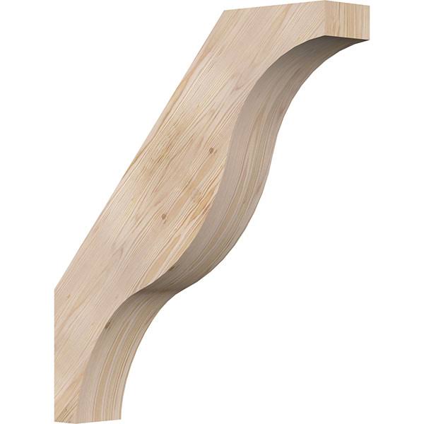 5 1/2x22W x 30x22D x 34x22H Funston Smooth Brace, Douglas Fir