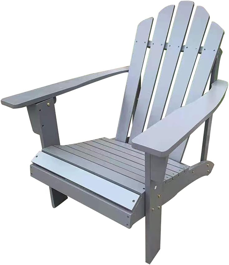 B&Z Wood Adirondack Chair Outdoor Vintage Adult Leisure Brown KD-35N