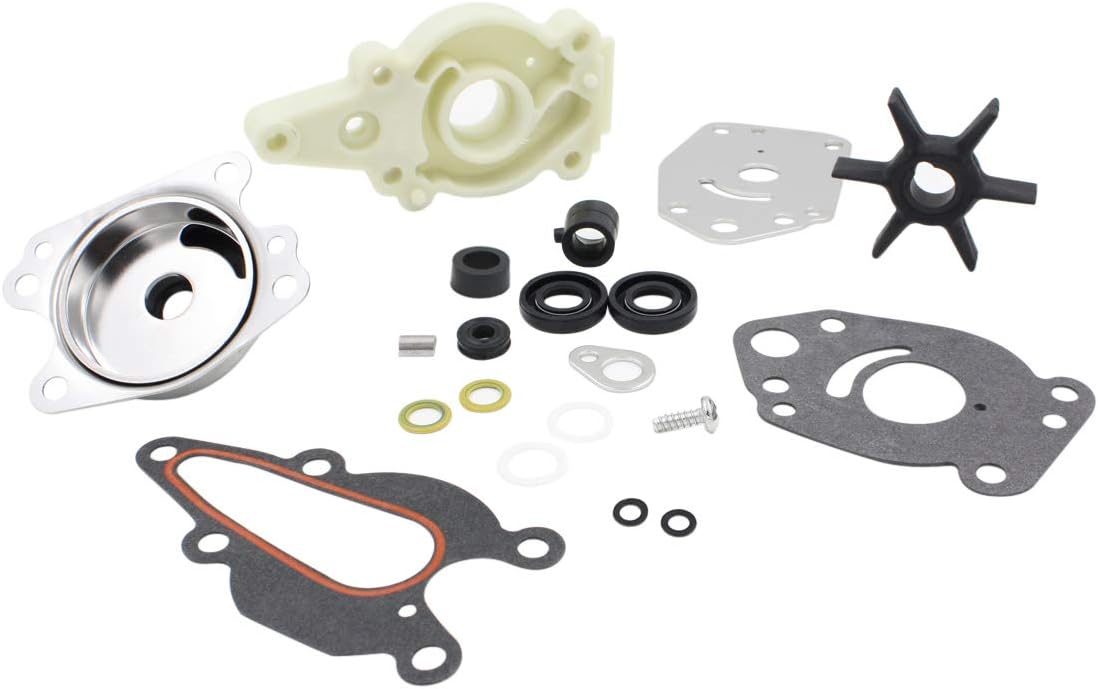 GHmarine Replace Mercury Mariner Mercruiser Force Impeller Kit 46-42089A5 for (1999-UP) 6 8 9.9 10 15HP with Housing Outboard Water Pump Impeller Repair Kit