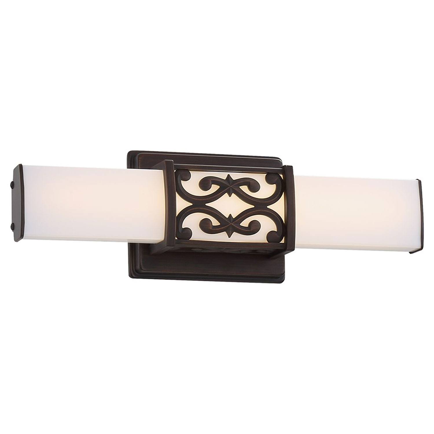 251 First Evelyn 16 in. LED Bath Vanity Light in Dark Brushed Bronze, Transitional | Bellacor 2054056