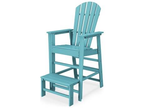 POLYWOOD South Beach Lifeguard Chair - Slate Grey