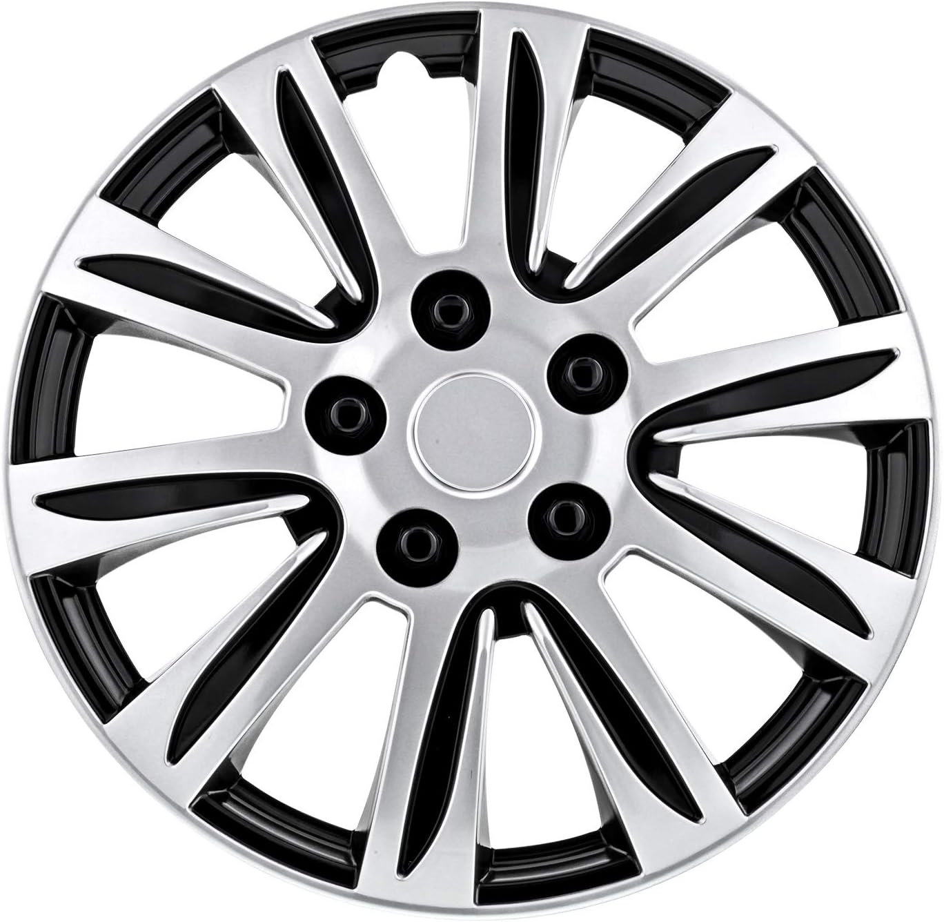 Pilot WH546-16B-BS Universal Fit Premier Toyota Camry Style Black 16 Inch Wheel Covers - Set of 4 Pack of 2