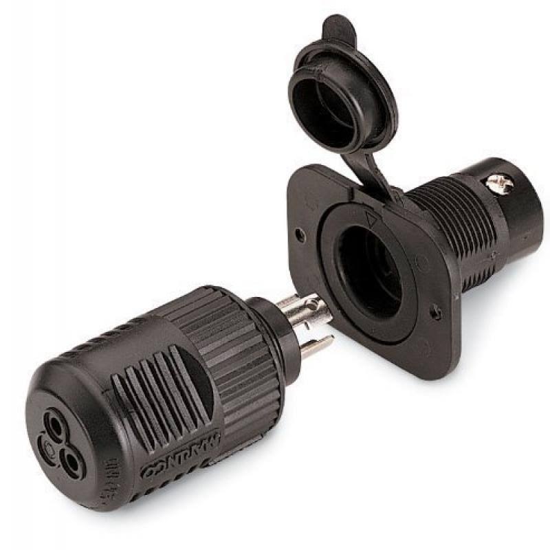 Minn Kota 12V Plug Receptacle - 12 V dc, 36 V DC 1865102