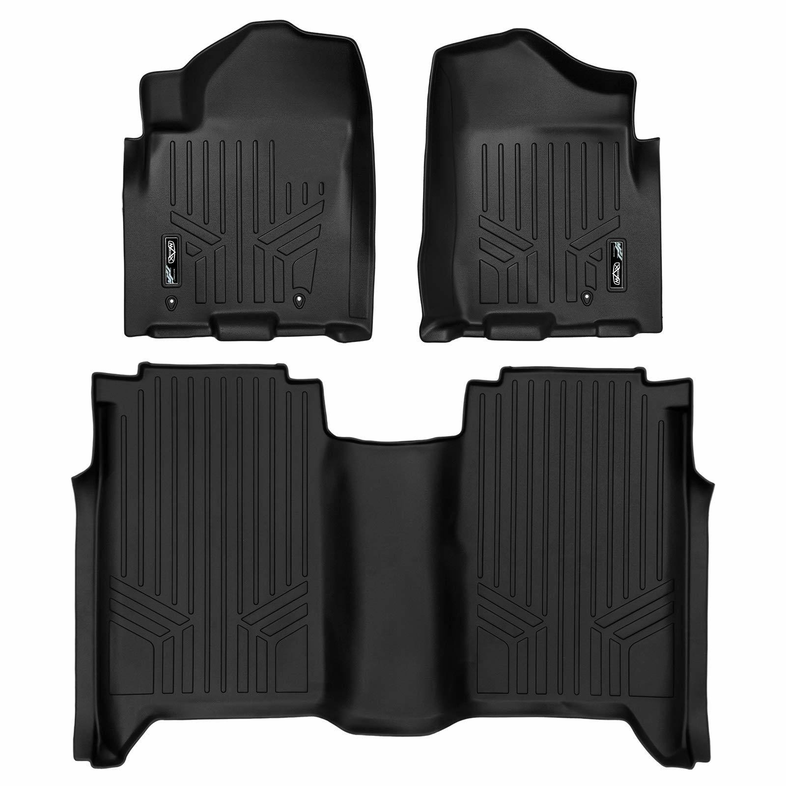 Maxliner A0275/B0275 Maxfloormat 1st u0026 2nd Row Black Floor Liner Set
