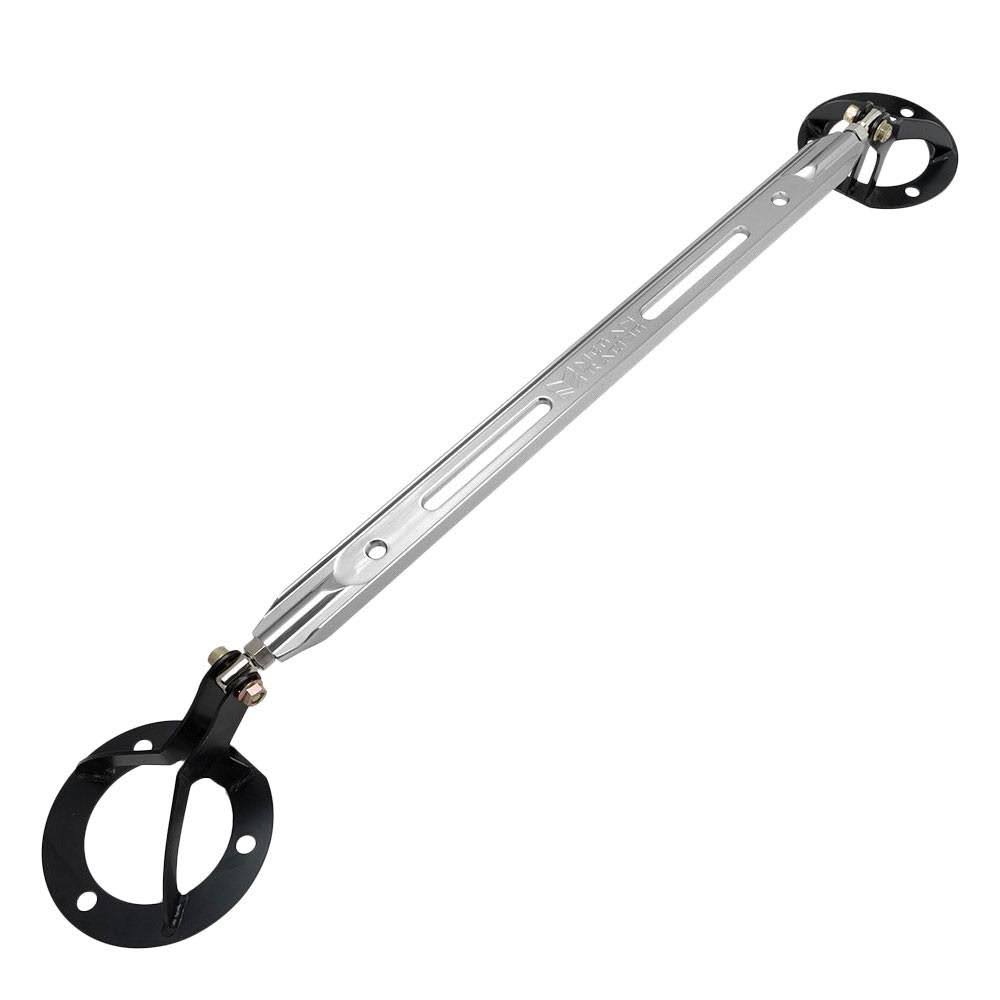 Megan Racing Polished Strut Bar - Front Up - Supra 86-92