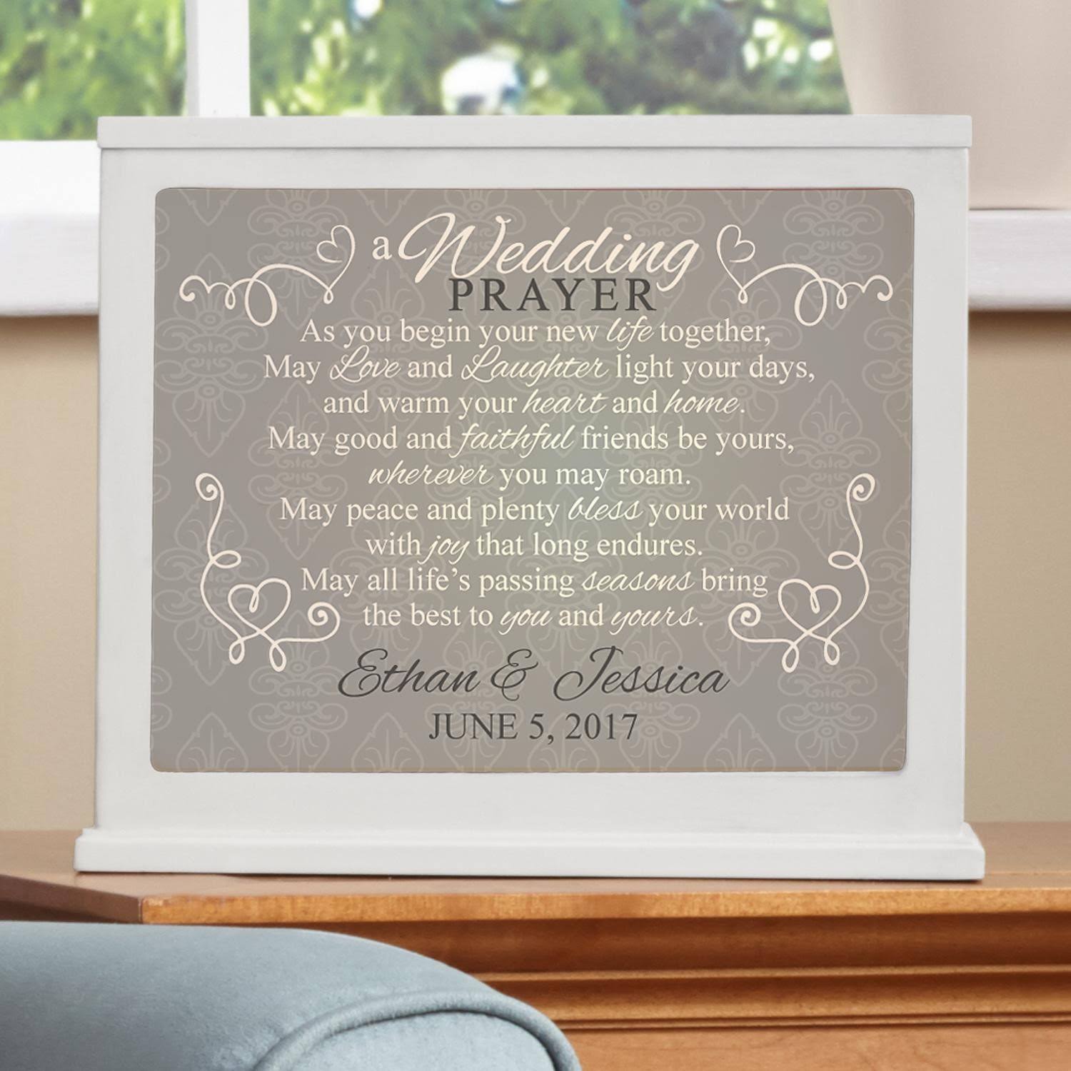 Personal Creations Personalized Wedding Prayer Accent Light N2485556