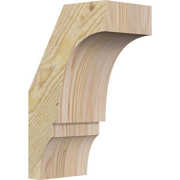 4x22W x 6x22D x 10x22H Balboa Rough Sawn Brace, Douglas Fir
