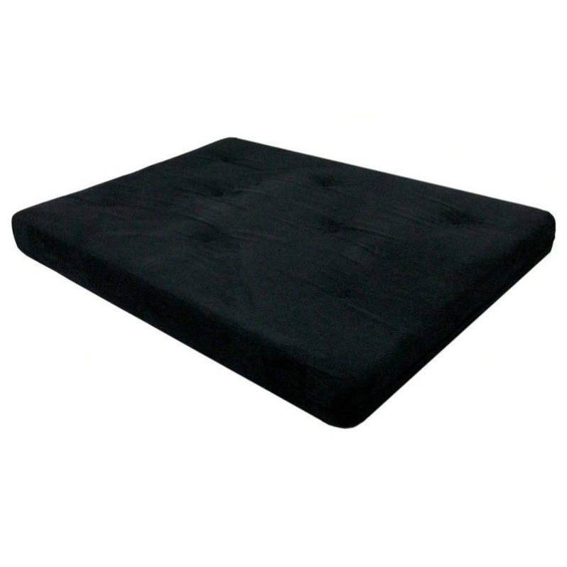 Atlin Designs 8x22 Independently-Encased Coil Futon Mattress in Black