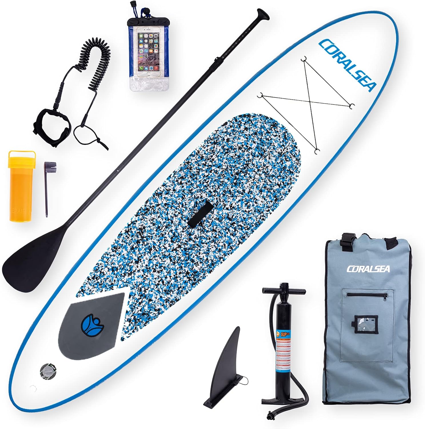 CORALSEA Inflatable Paddle Board, 10&lsquo;6