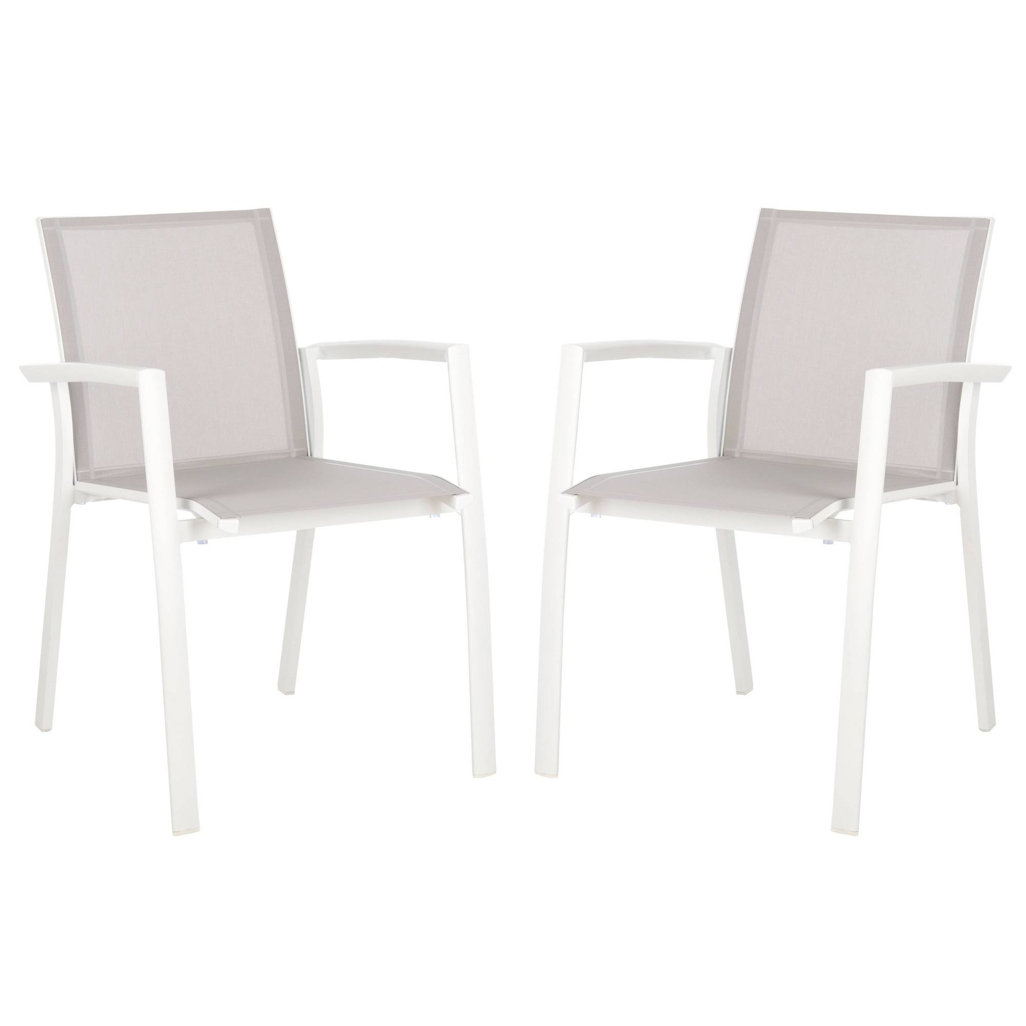 Safavieh Negan Stackable Chair (Set of 2)